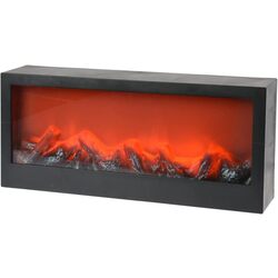 Semineu electric decorativ Christmas 48265 (Black)