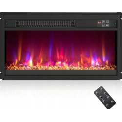 Focar electric Costway FP10832DE-BK (Black)