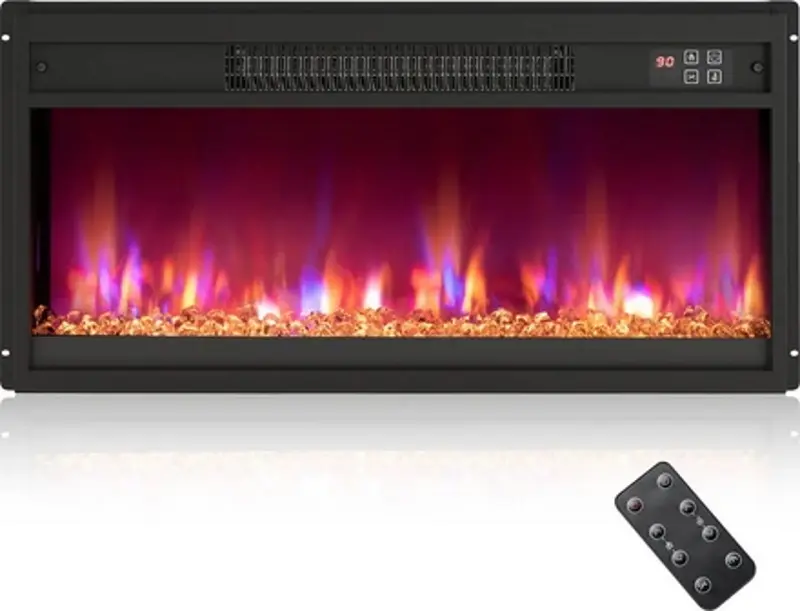 Focar electric Costway FP10833DE-BK (Black)