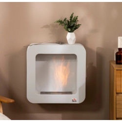 Semineu cu bioetanol Homcom 820-326V00WT (White)