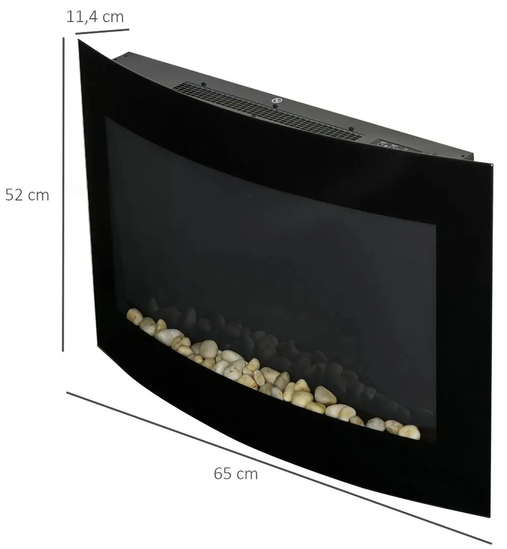 Focar electric Homcom 820-014 (Black)