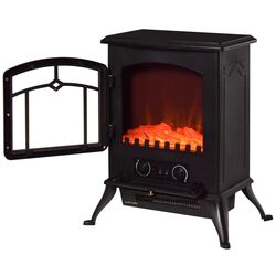 Электрокамин Homcom 820-039 (Black) Thumb