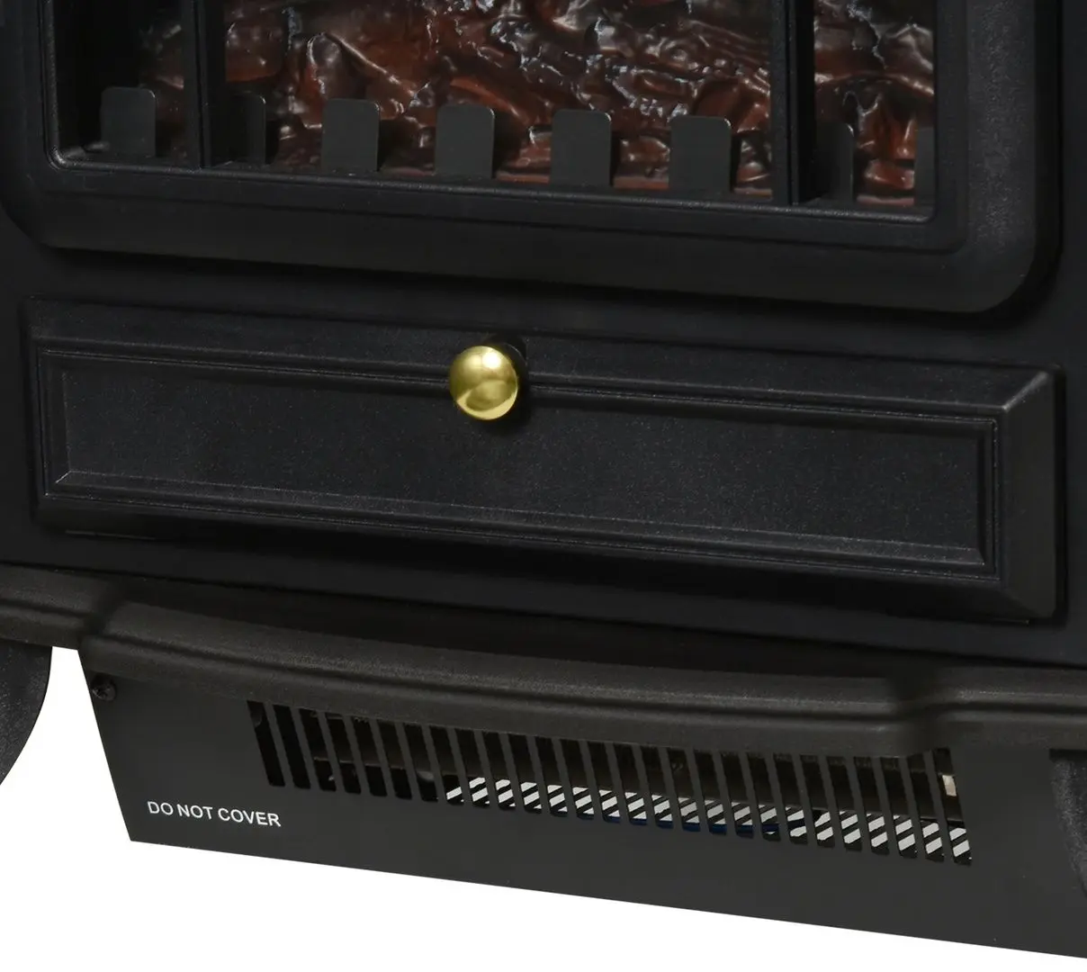 Электрокамин Homcom 820-039 (Black) - 4