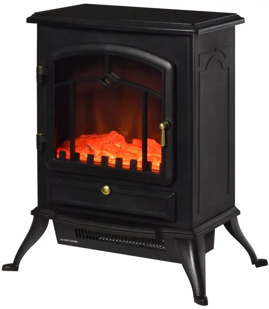 Электрокамин Homcom 820-039 (Black)