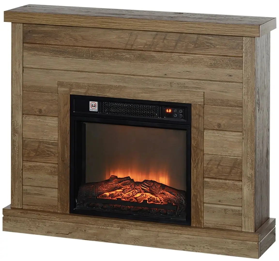 Focar electric Homcom 820-411V90LR (Natural) - 2