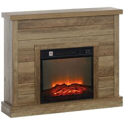 Focar electric Homcom 820-411V90LR (Natural)