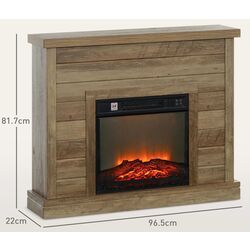 Focar electric Homcom 820-411V90LR (Natural) Thumb