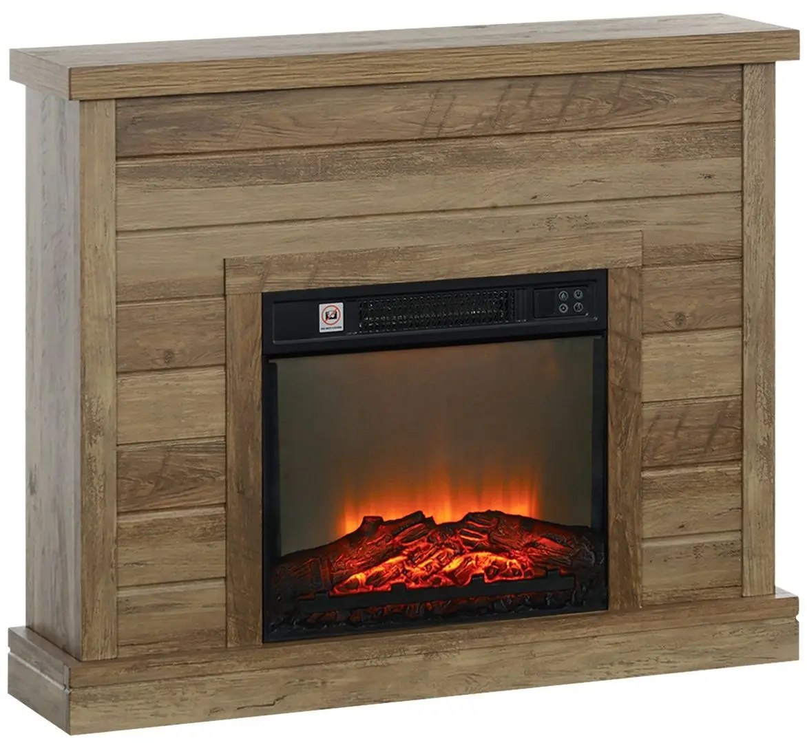 Focar electric Homcom 820-411V90LR (Natural)