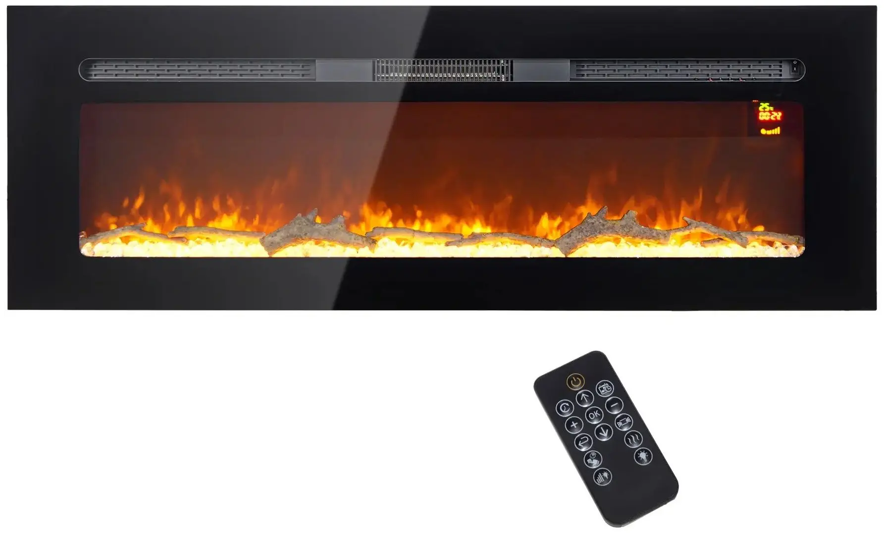 Focar electric Homcom 820-422V92BK (Black)