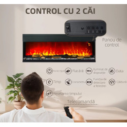 Электрокамин Homcom 820-425V90BK (Black) Thumb