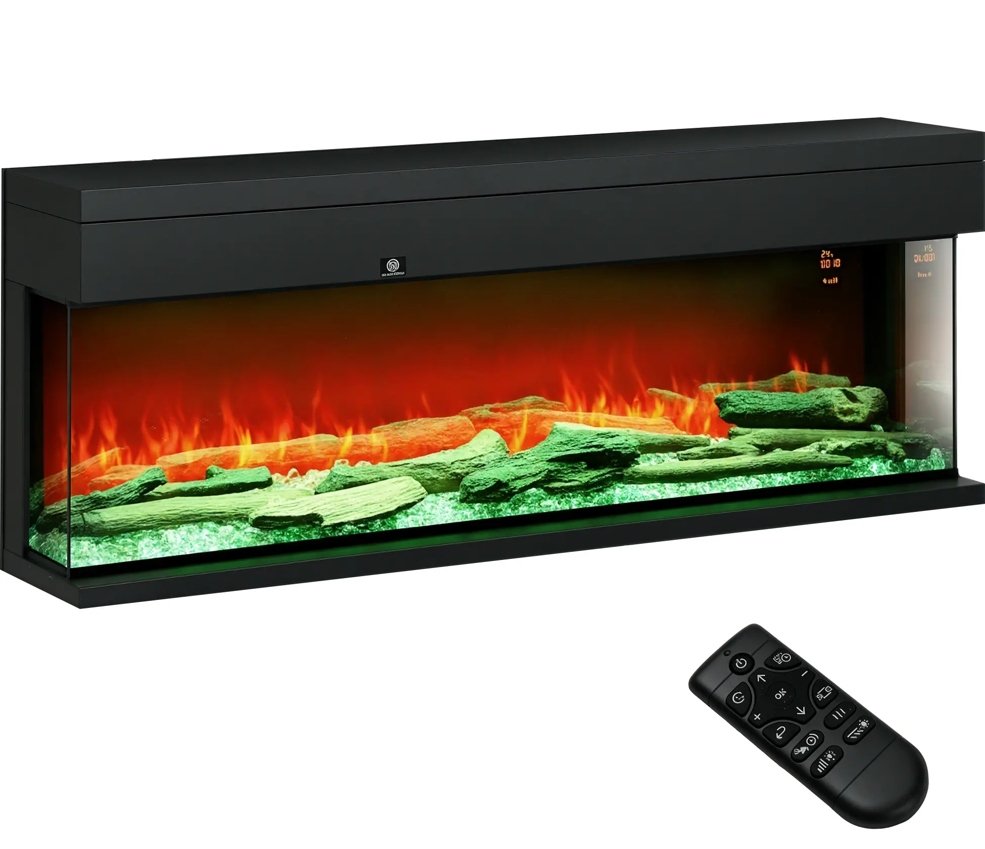 Электрокамин Homcom 820-425V90BK (Black) - 8