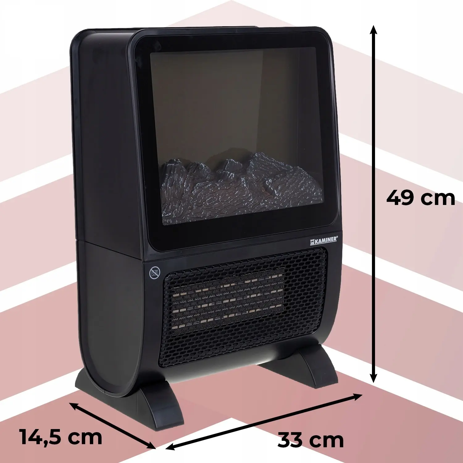 Электрокамин Kaminer Blazeo 26317 (Black) - 4