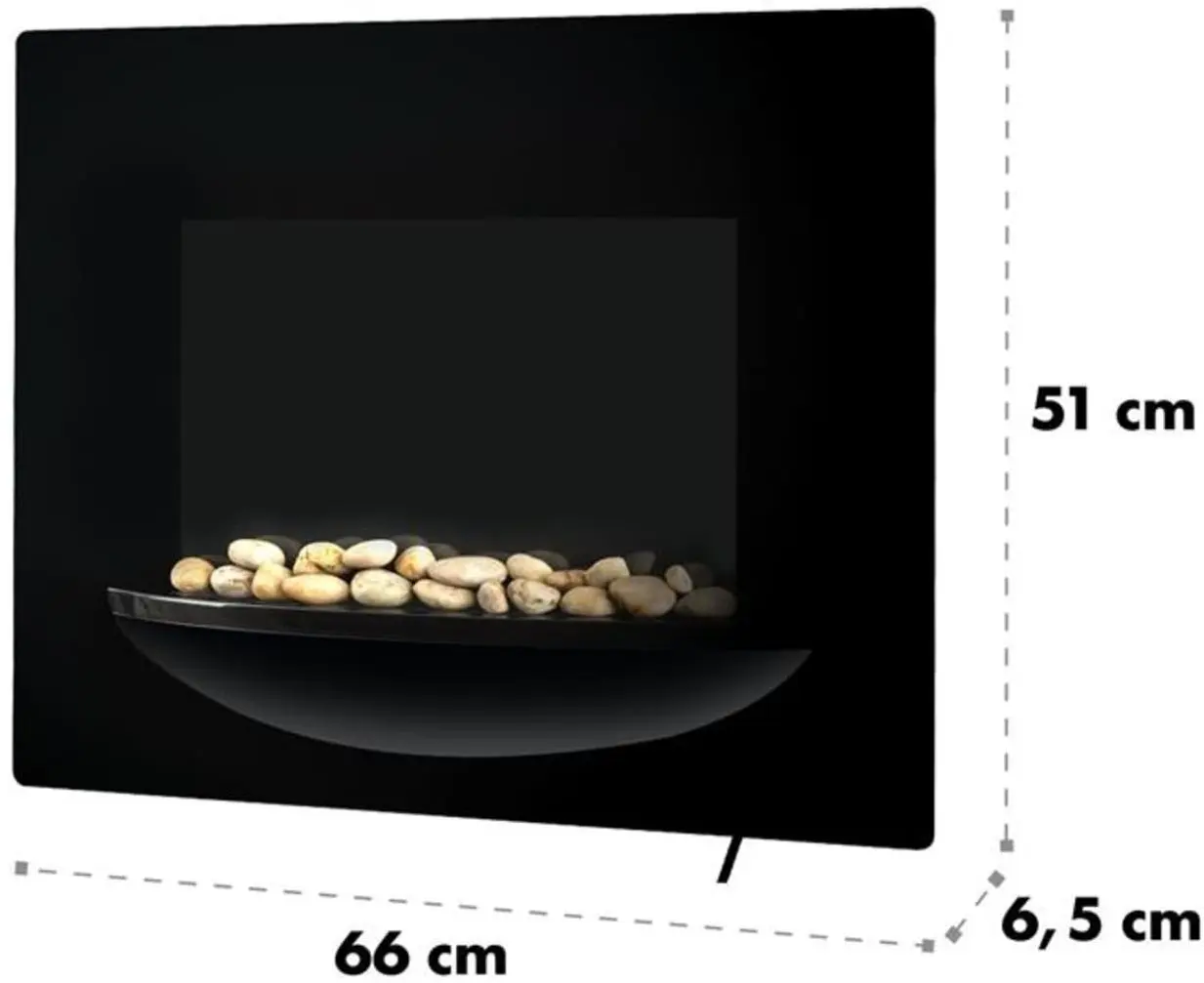 Электрокамин Klarstein 10031557 (Black) - 3
