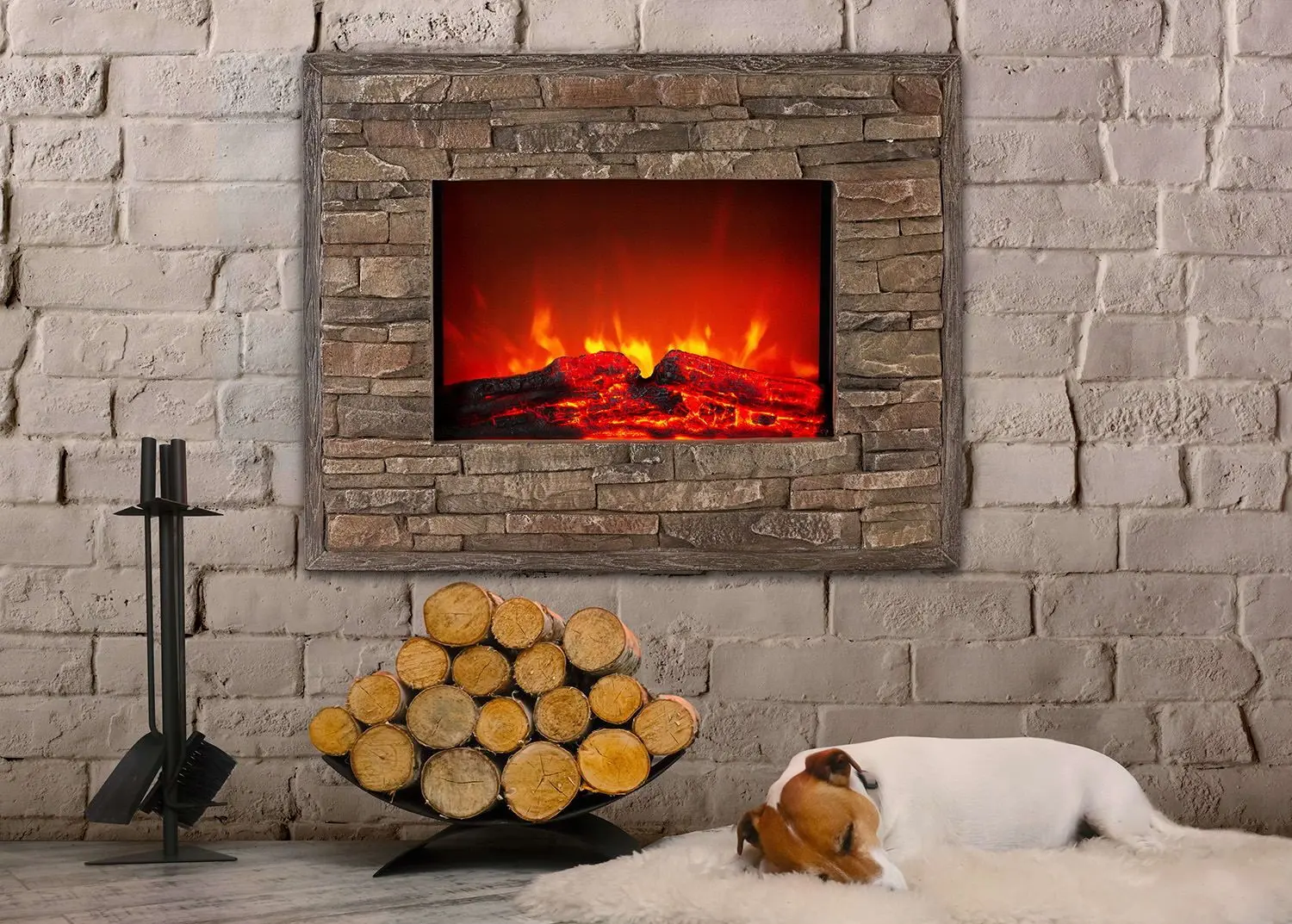 Электрокамин Klarstein Alpbach (Grey) - 2