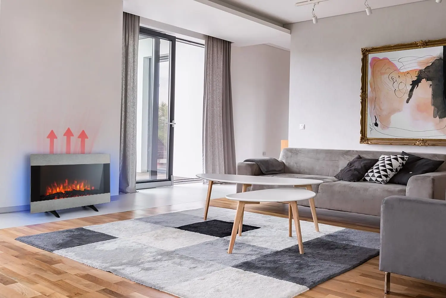 Focar electric Klarstein Basel Illumine (Grey) - 2