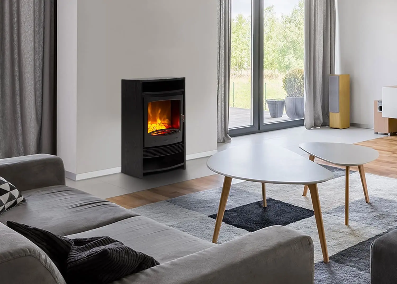 Focar electric Klarstein Bergamo (Black) - 2