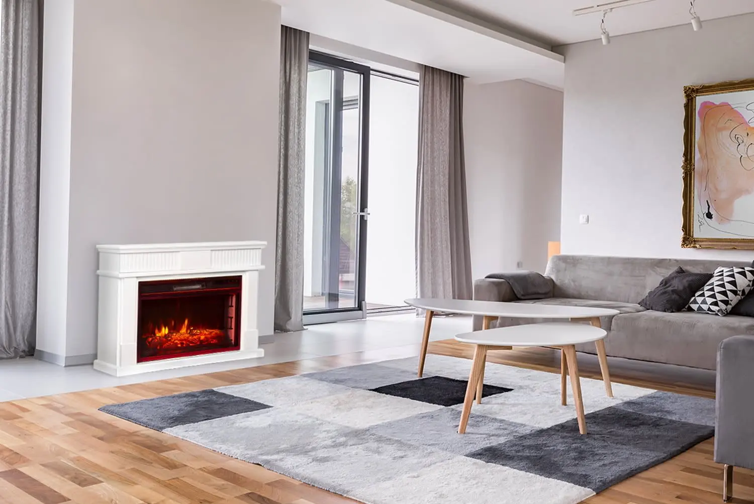 Электрокамин Klarstein Bern Smart (White) - 5