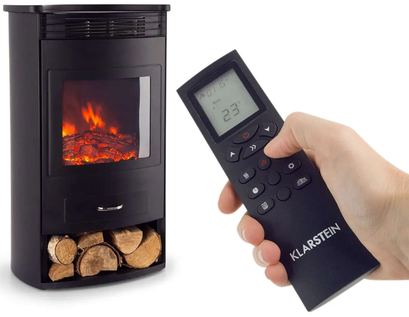 Электрокамин Klarstein Bormio (Black) - 3