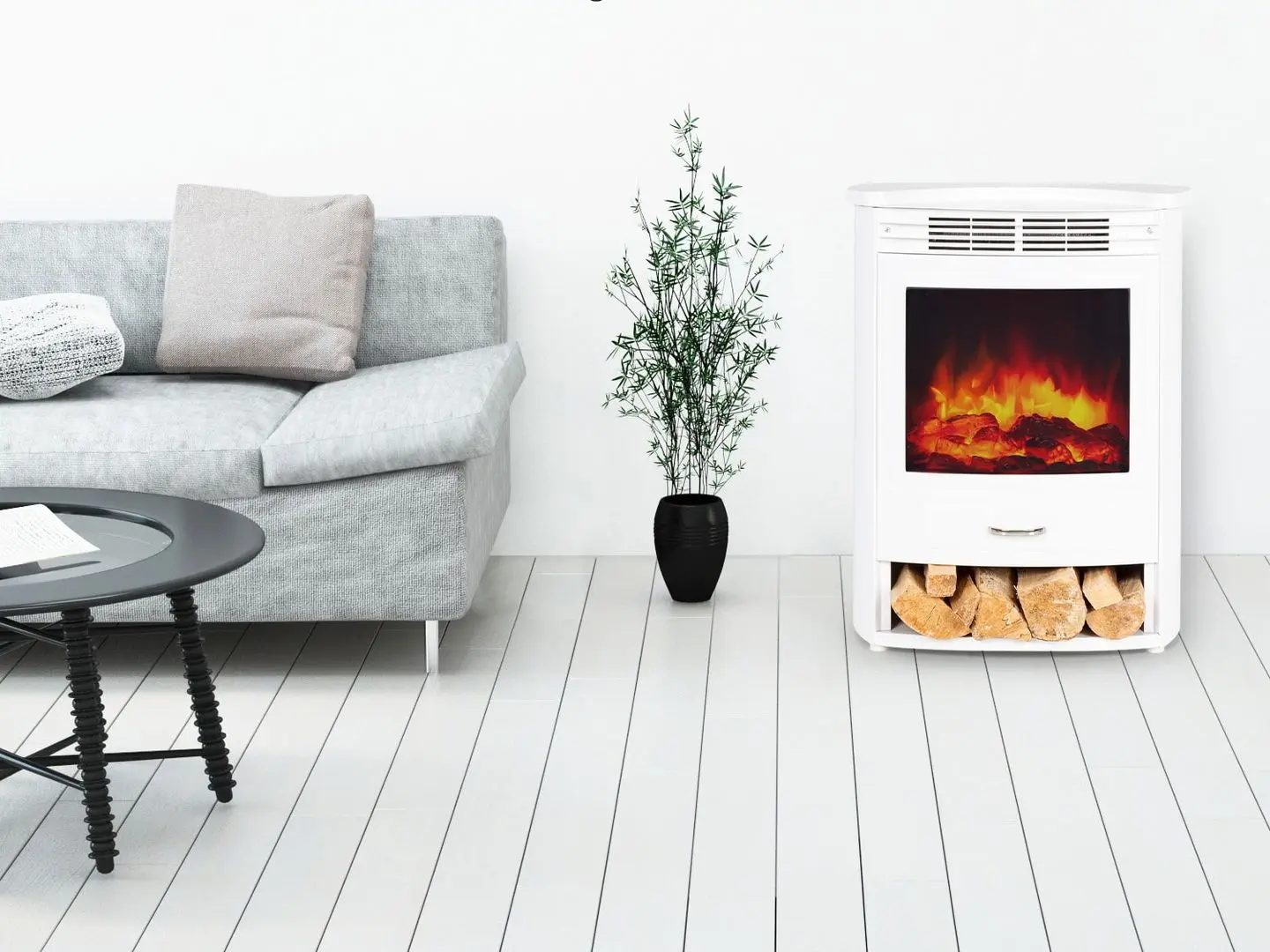 Электрокамин Klarstein Bormio S WH (White) - 5