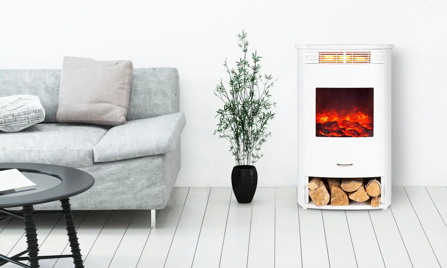 Электрокамин Klarstein Bormio WH (White) - 2