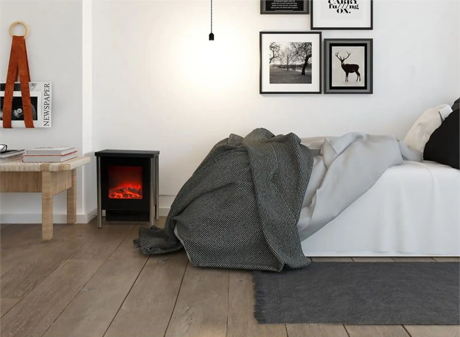 Электрокамин Klarstein Copenhagen (Black/Silver) - 4