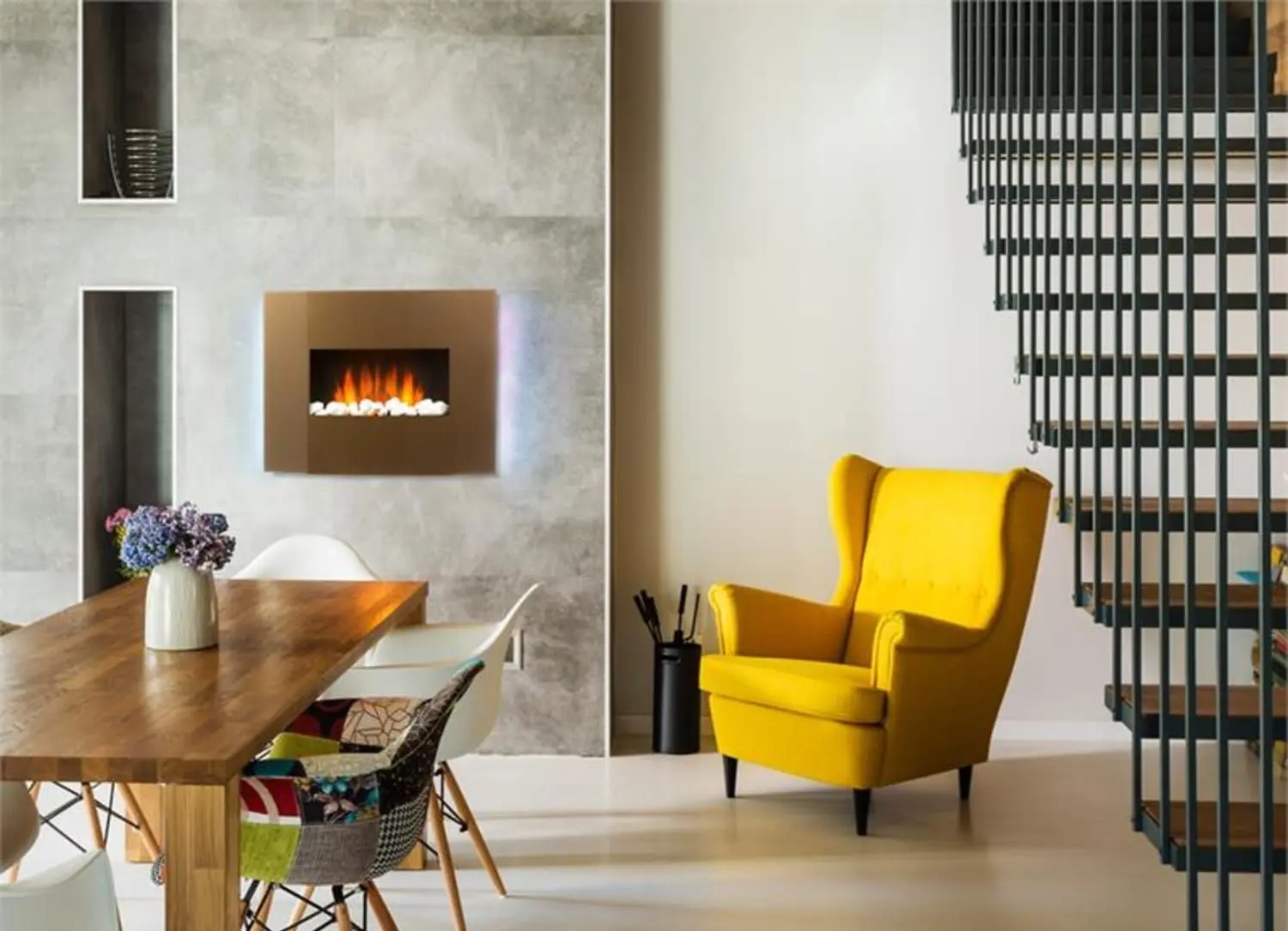 Электрокамин Klarstein Curved Copper L&F (Cooper) - 3