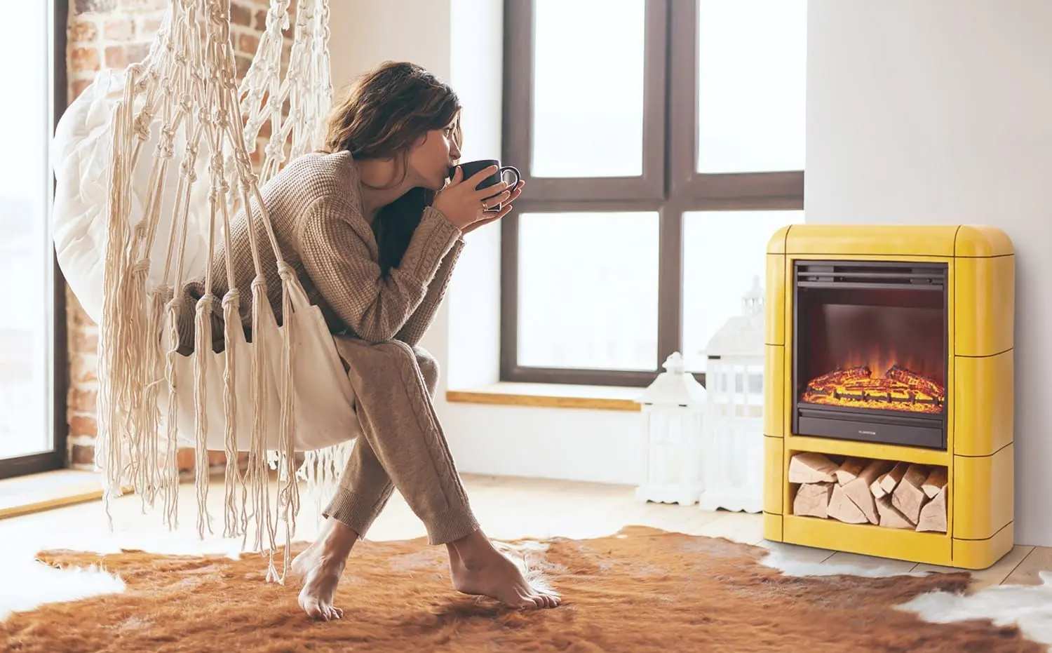 Focar electric Klarstein Dukono (Yellow)