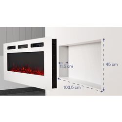 Focar electric Klarstein Galeras 127x47 (White) Thumb