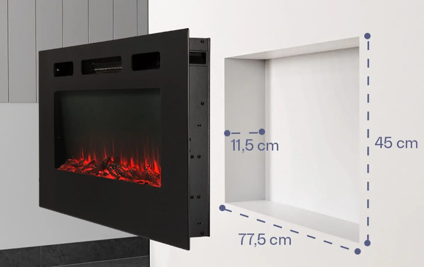 Focar electric Klarstein Galeras (Black)