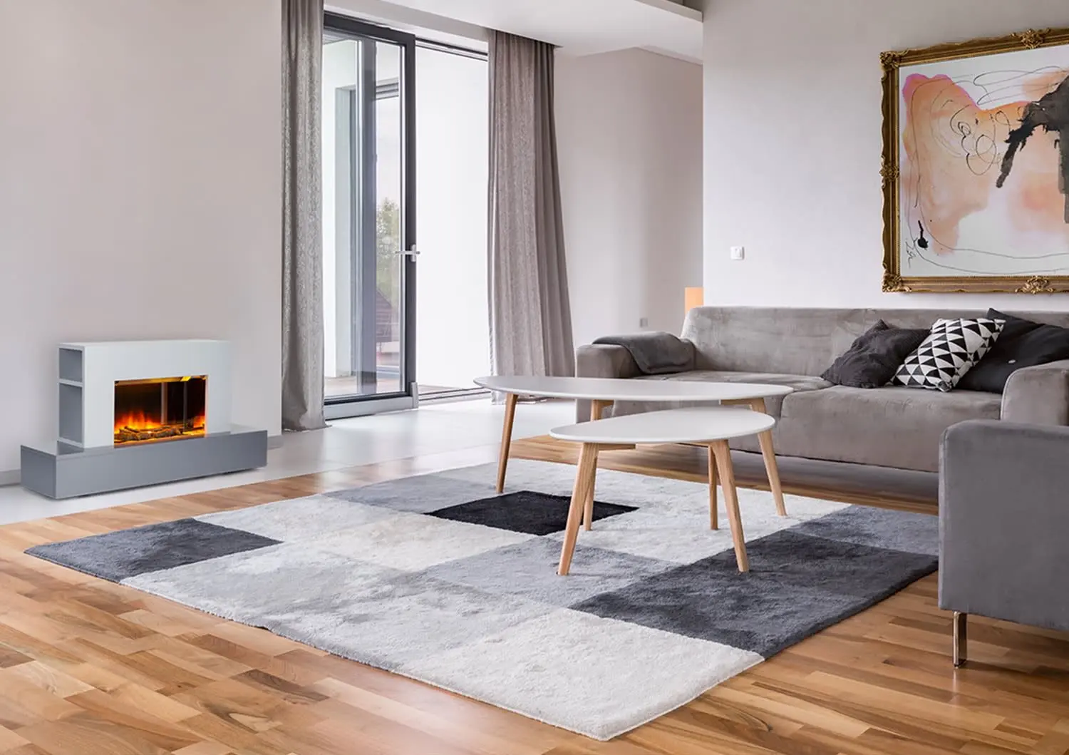 Электрокамин Klarstein Heat'n Beat (Grey) - 2