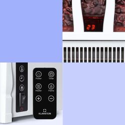 Focar electric Klarstein Kamini FXL 2G (White) Thumb