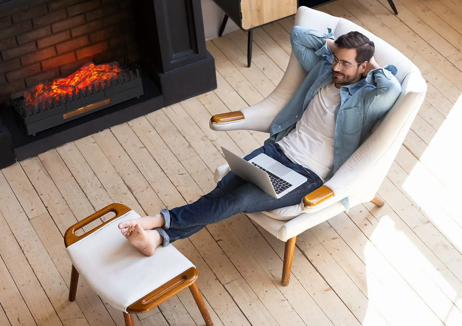 Focar electric Klarstein Kamini FXL (Black)