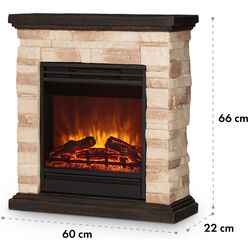 Seminee electric Klarstein Kaprun (Brown/Dark Brown) Thumb