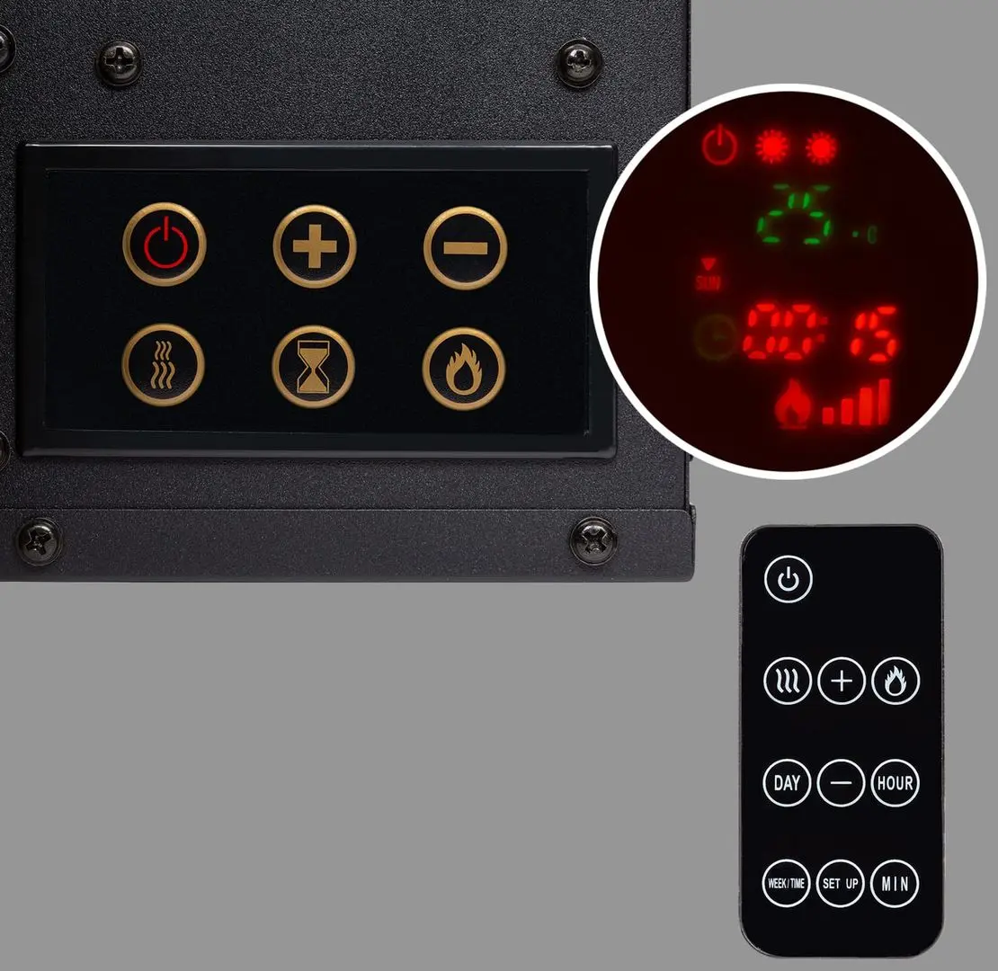 Focar electric Klarstein Lausanne Long (Black)