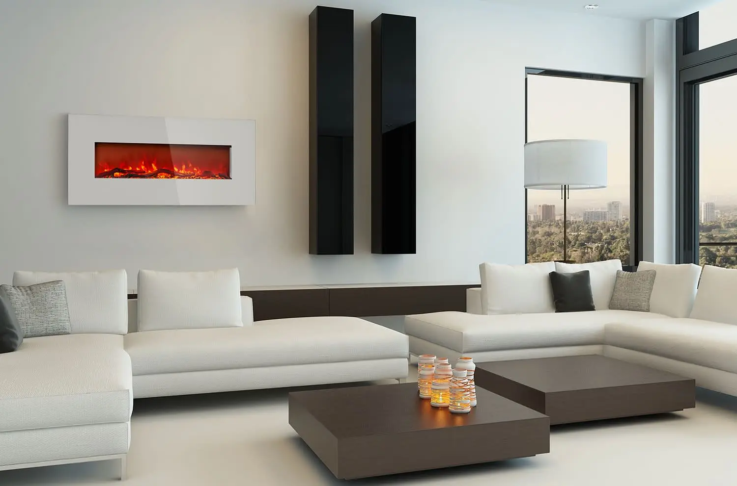 Focar electric Klarstein Lausanne Long (White)