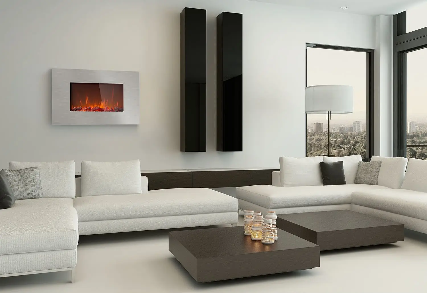 Электрокамин Klarstein Lausanne Luxe (Inox) - 4