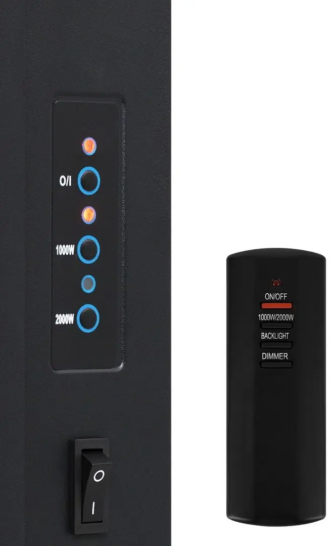 Focar electric Klarstein Lausanne Vertical (White) - 3