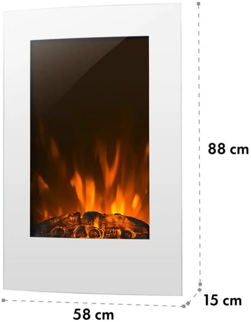 Focar electric Klarstein Lausanne Vertical (White) - 4
