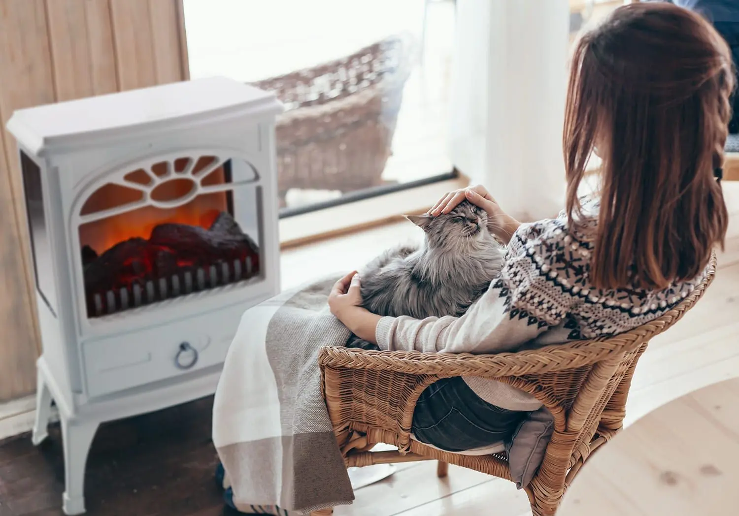 Электрокамин Klarstein Leoben (White) - 3