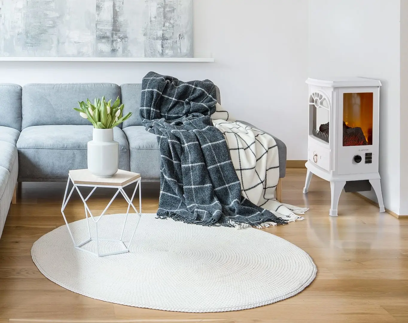 Электрокамин Klarstein Leoben (White) - 2