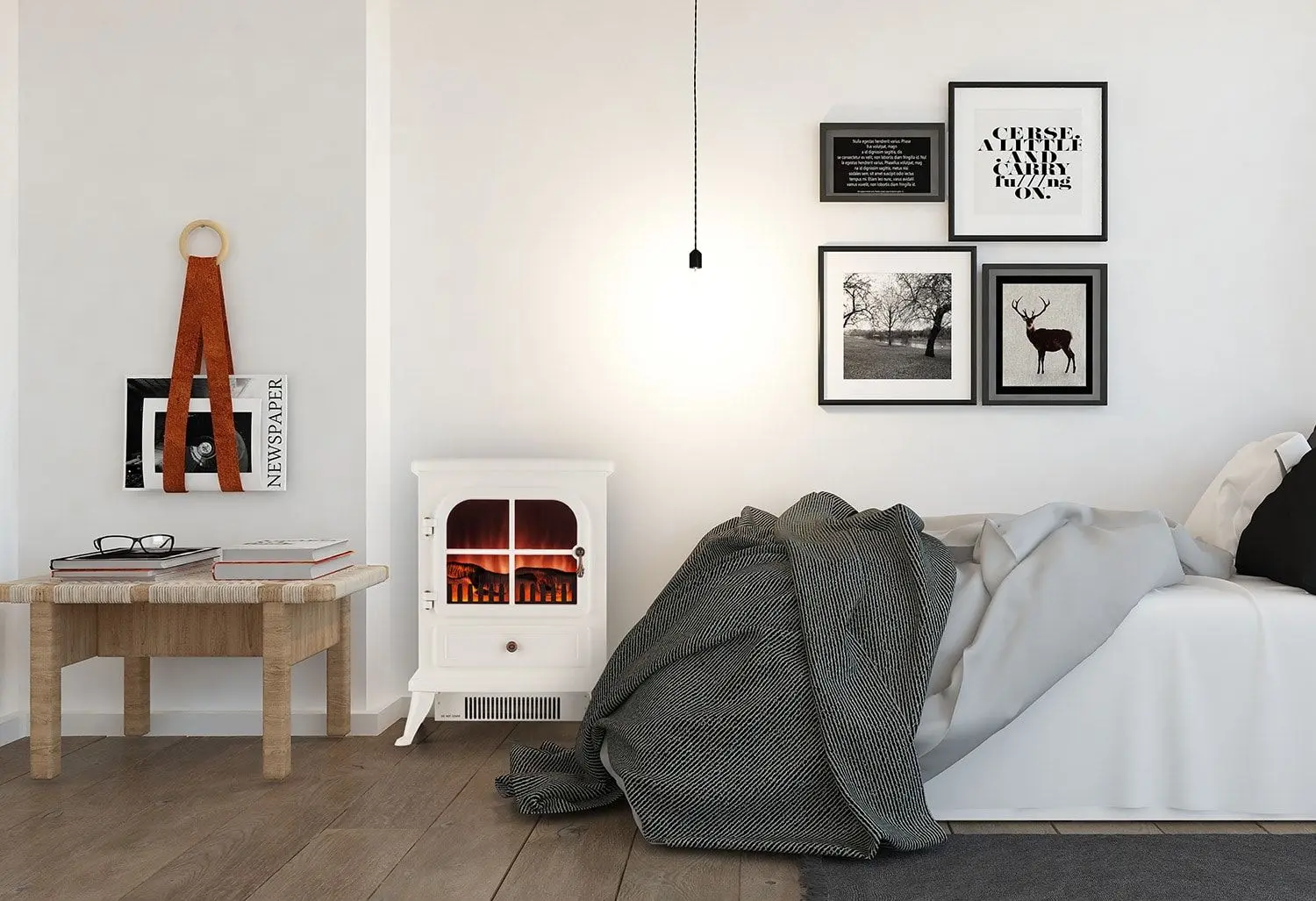 Focar electric Klarstein St. Moritz (White) - 2