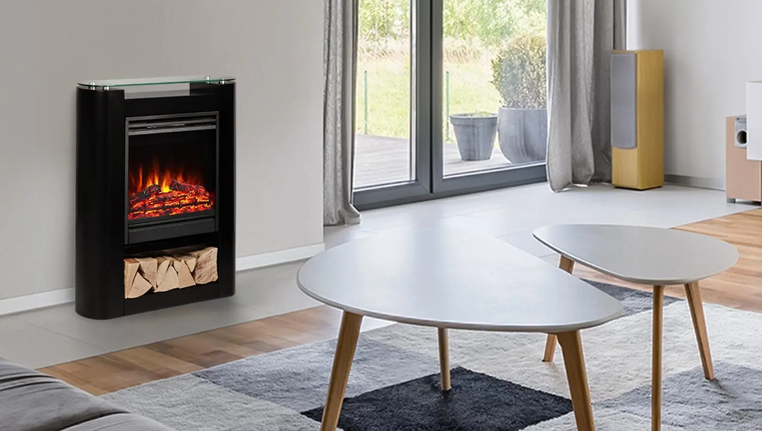 Электрокамин Klarstein Studio 5 Arc (Black) - 4