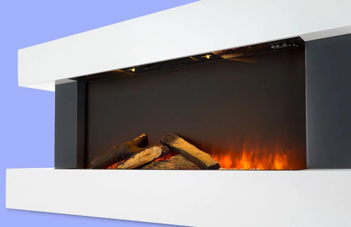 Focar electric Klarstein Studio Light&Fire 1 Smart (White)