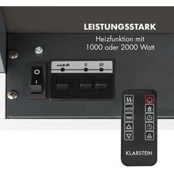 Focar electric Klarstein Studio Light&Fire 1 (White) Thumb