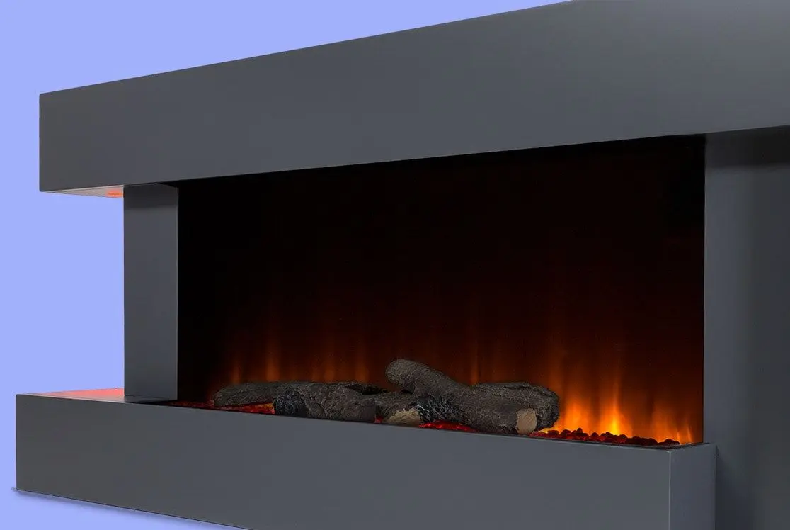 Focar electric Klarstein Studio Light&Fire 2 Smart (Black)