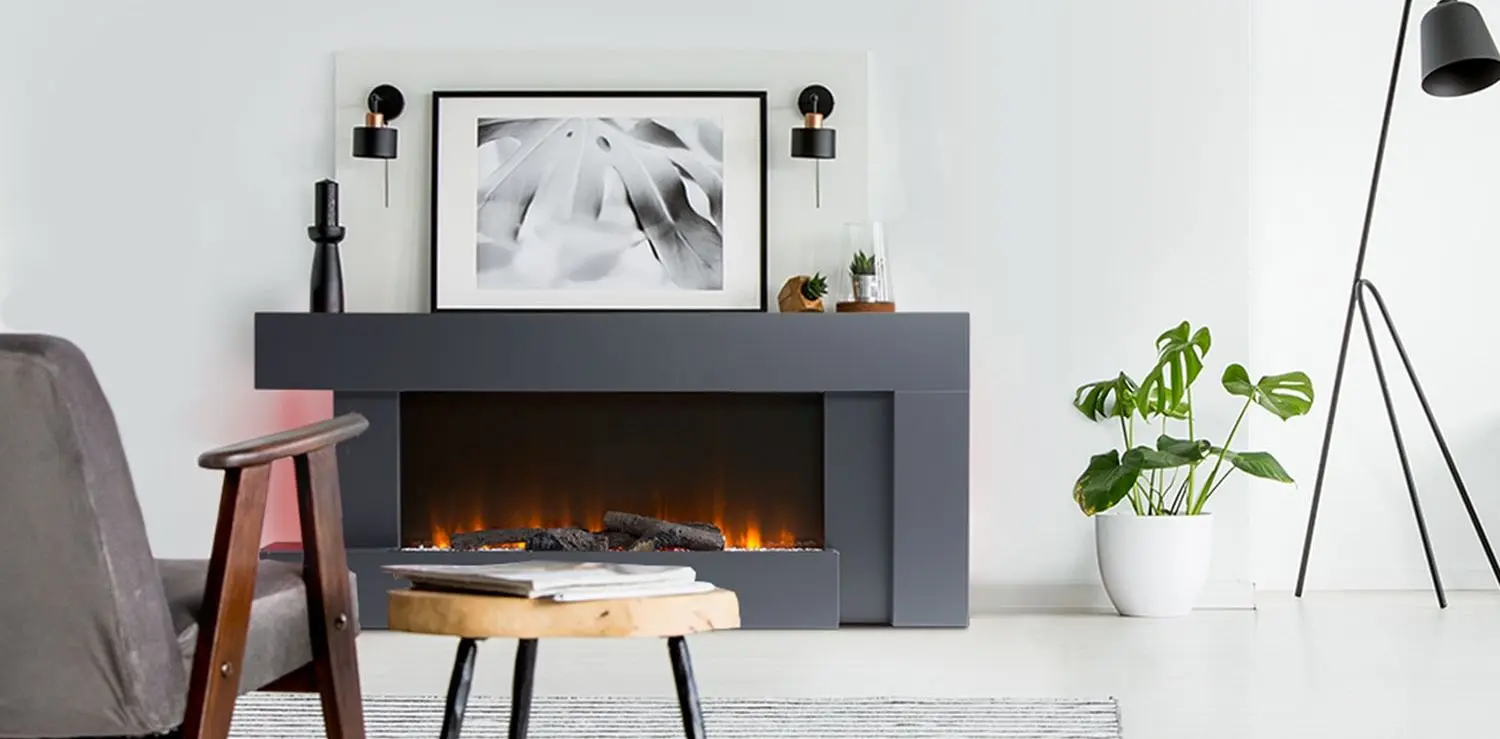 Focar electric Klarstein Studio Light&Fire 2 Smart (Black)