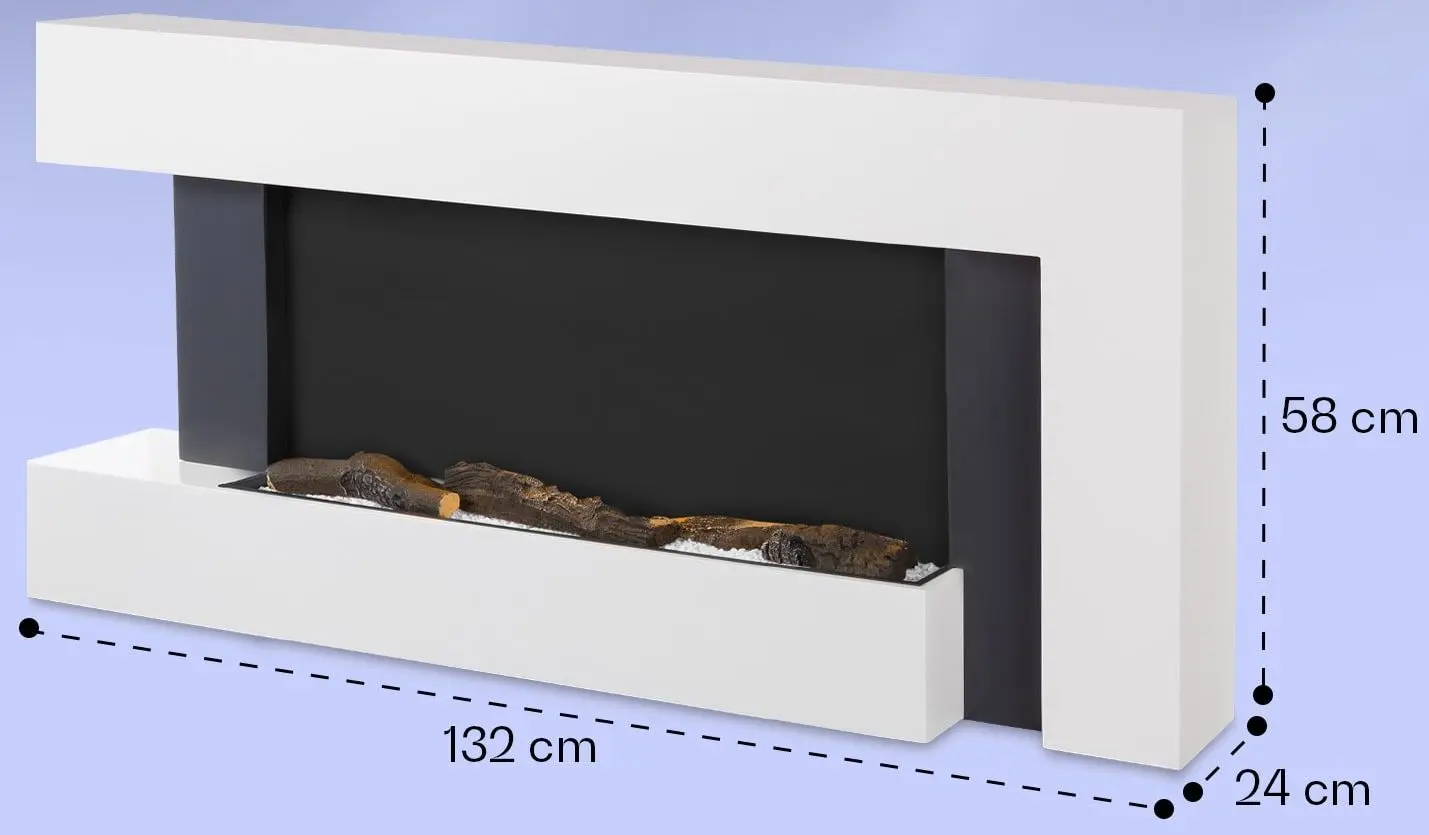 Электрокамин Klarstein Studio Light&Fire 2 Smart (White) - 3