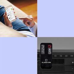 Focar electric Klarstein Studio Light&Fire 3 Smart (Grey) Thumb