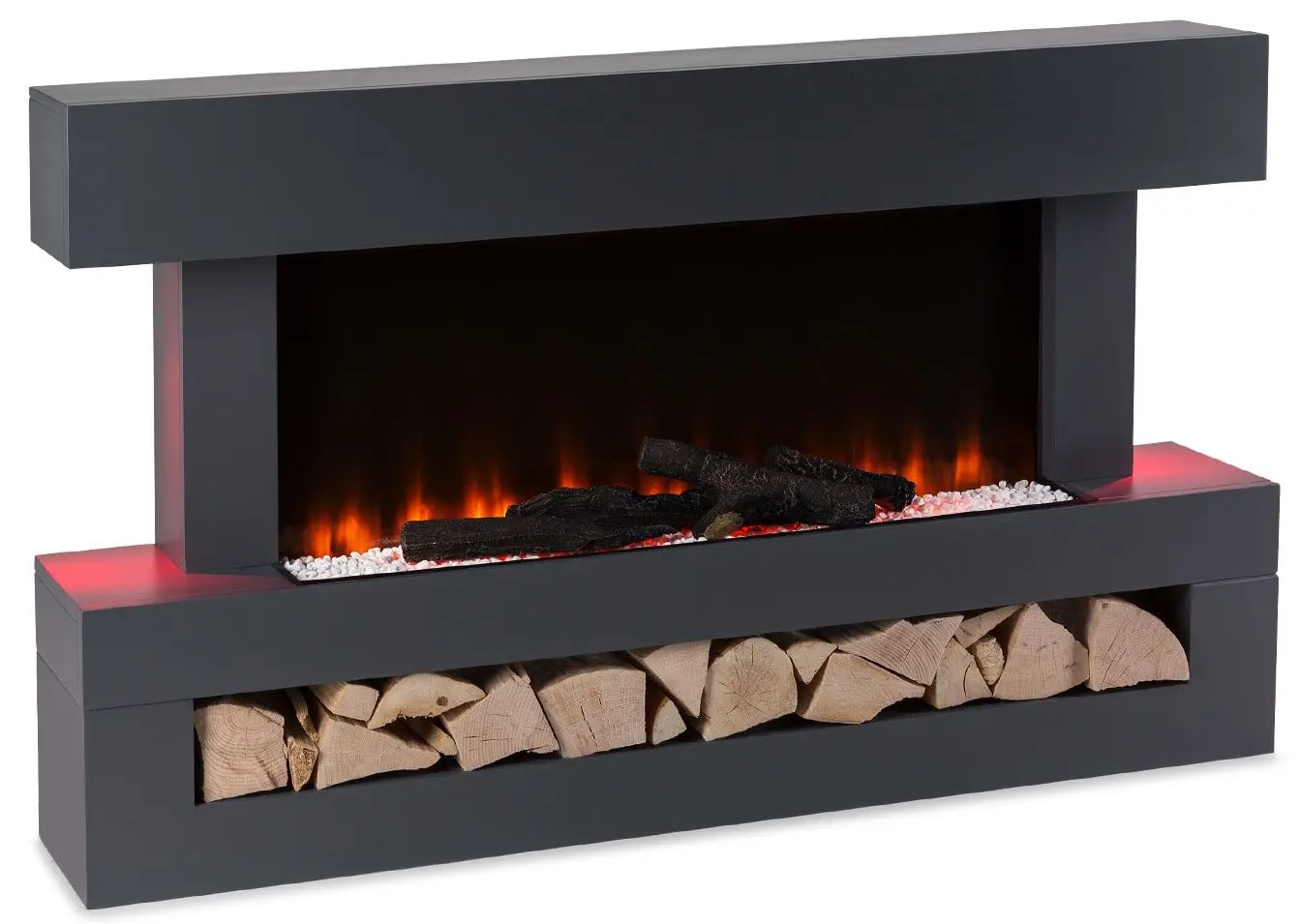 Focar electric Klarstein Studio Light&Fire 3 Smart (Grey)