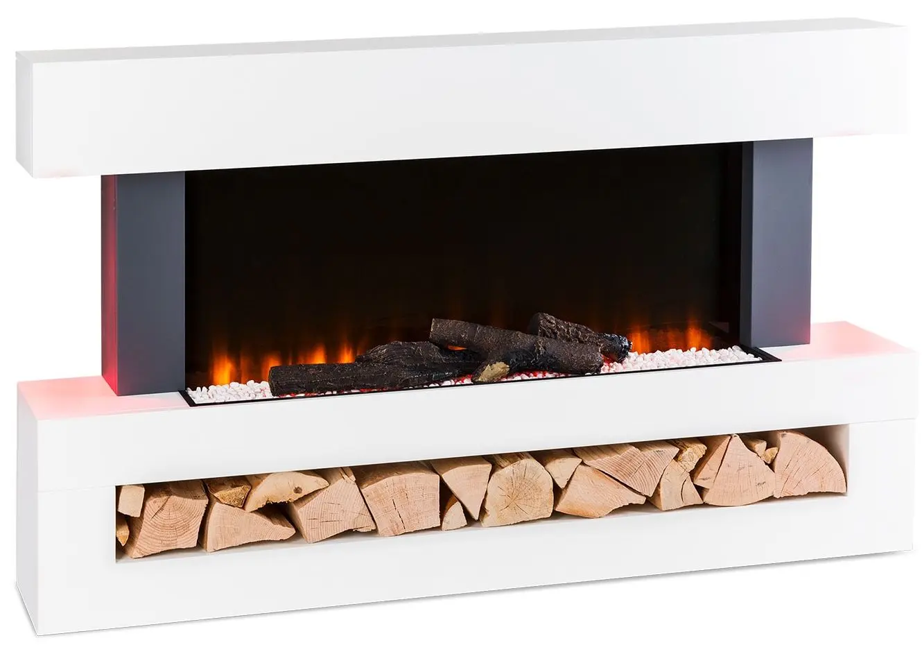 Focar electric Klarstein Studio Light&Fire 3 Smart (White)